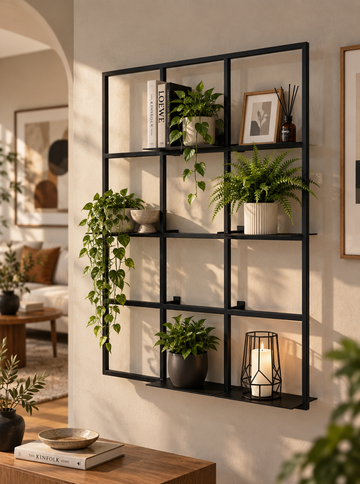 Square metal frame