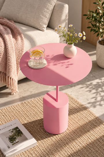 Round unicorn side table