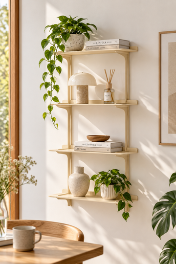 Double-layer wall-mounted storage rack