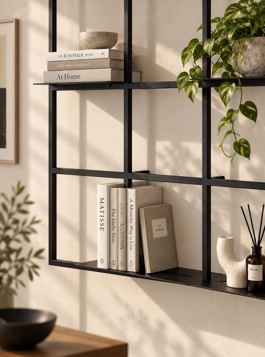 Square metal frame