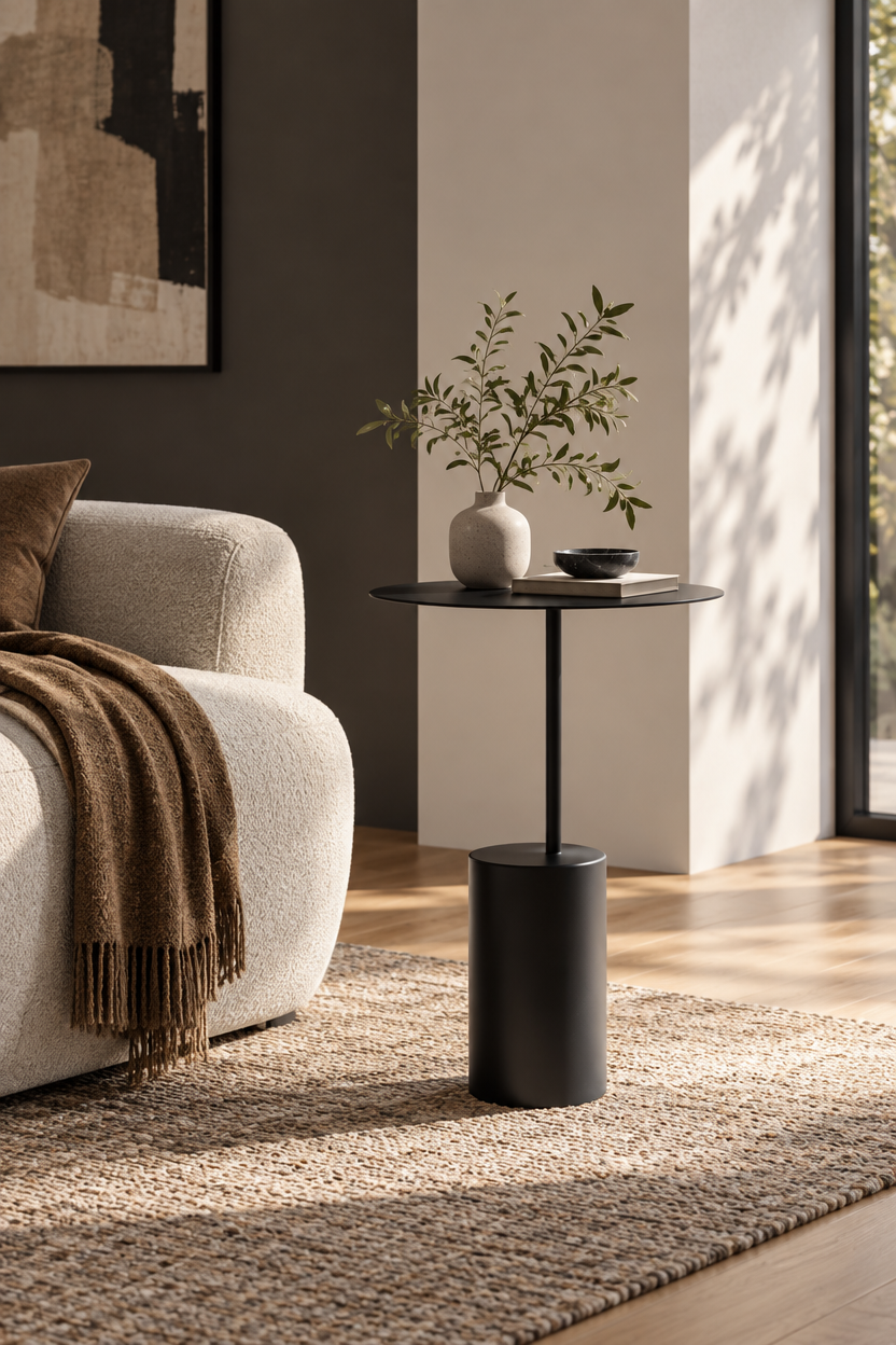 Round unicorn side table