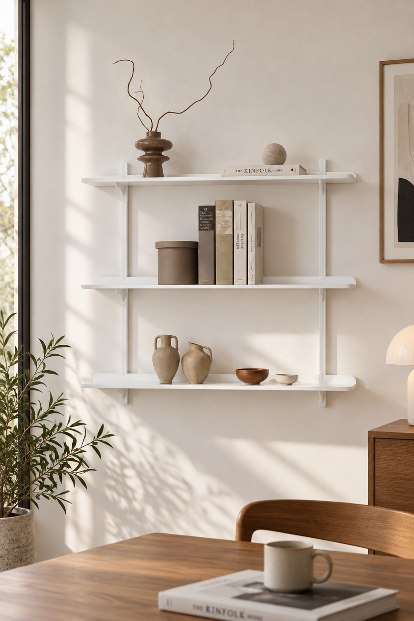 Double-layer wall-mounted storage rack