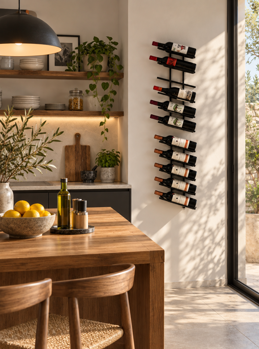 Multi-tier wine rack
