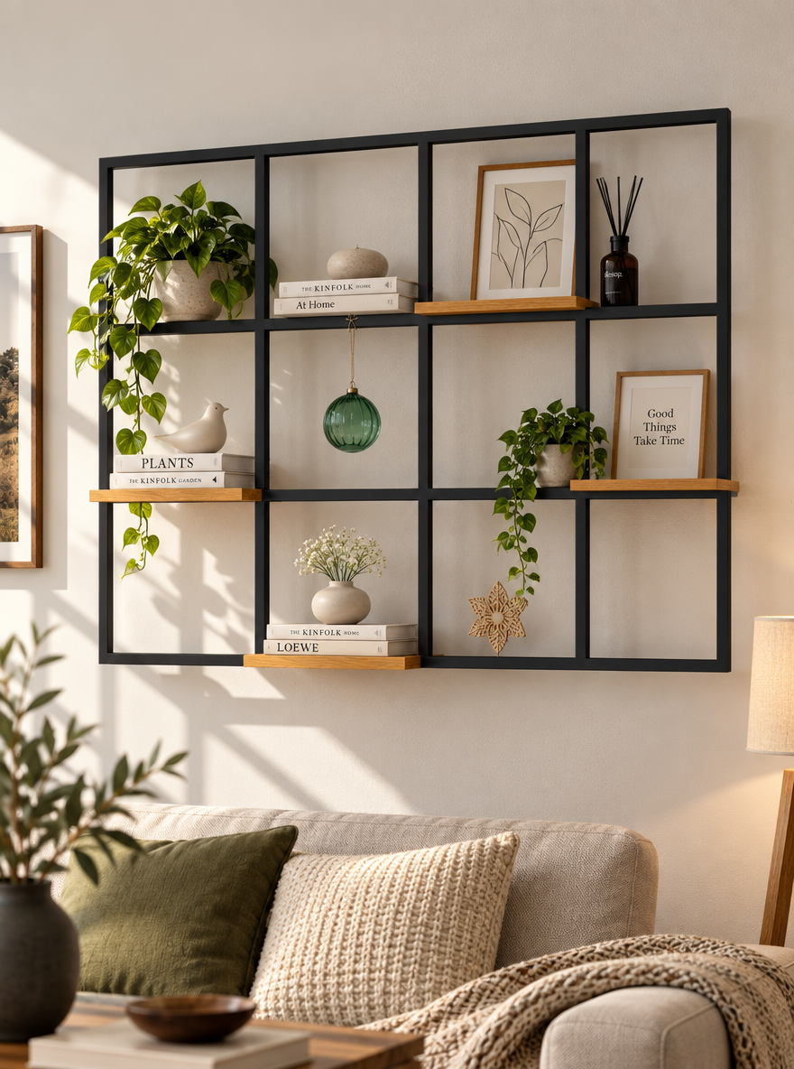 Square metal frame