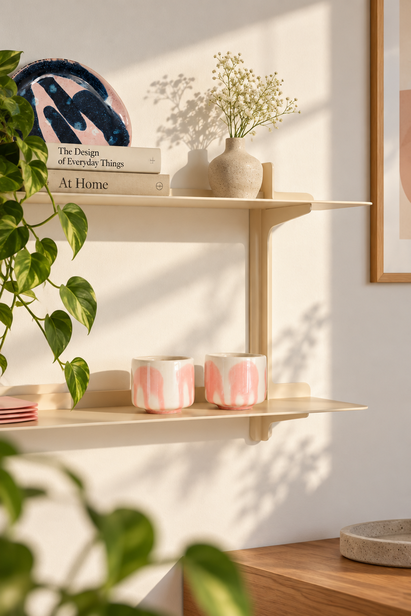 Double-layer wall-mounted storage rack